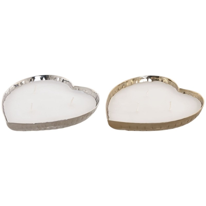 Candela Profumata Home ESPRIT Moderno Cuore 320 g (2 Unità)