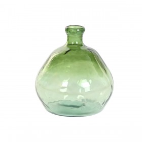 Vaso Home ESPRIT Verde Vetro riciclato 45 x 45 x 47,5 cm