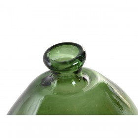 Vaso Home ESPRIT Verde Vetro riciclato 31 x 31 x 32 cm