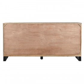 Cassettiera Home ESPRIT Marrone Nero Alpino 180 x 45 x 91 cm