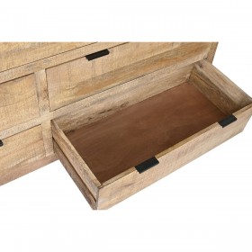 Cassettiera Home ESPRIT Marrone Nero Alpino 180 x 45 x 91 cm