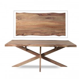 Tavolo da Pranzo Home ESPRIT Legno di acacia 200 x 90 x 76 cm
