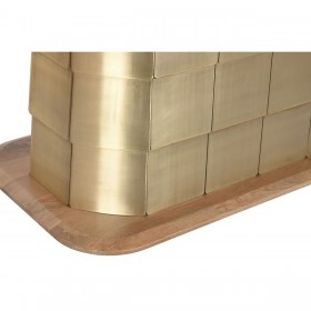 Tavolo da Pranzo Home ESPRIT Dorato Ottone Legno di mango 210 x 110 x 76 cm