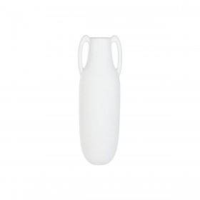 Vaso Home ESPRIT Bianco Fibra 39 x 39 x 120 cm