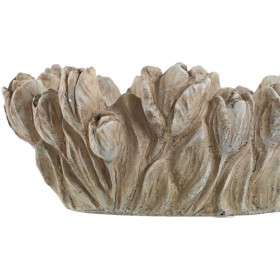 Centrotavola Home ESPRIT Grigio Shabby Chic Finitura invecchiata 23 x 23 x 10 cm