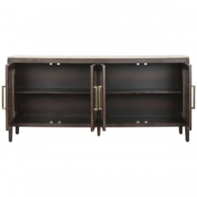 Credenza Home ESPRIT Marmo Legno di mango 180 x 40 x 85 cm