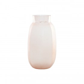 Vaso Home ESPRIT Rosa Cristallo Moderno 23 x 23 x 44 cm