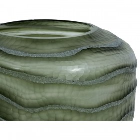 Vaso Home ESPRIT Verde Cristallo Moderno 20 x 20 x 18 cm