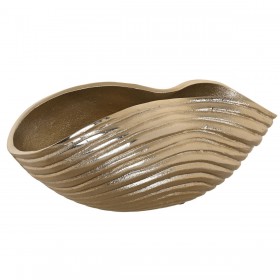 Centrotavola Home ESPRIT Dorato Astratto Moderno 30 x 16 x 14 cm