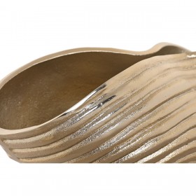Centrotavola Home ESPRIT Dorato Astratto Moderno 30 x 16 x 14 cm
