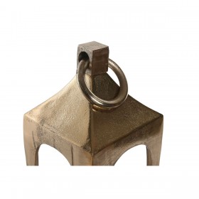 Lanterna Home ESPRIT Dorato Alluminio Cristallo Arabo 15 x 15 x 52 cm