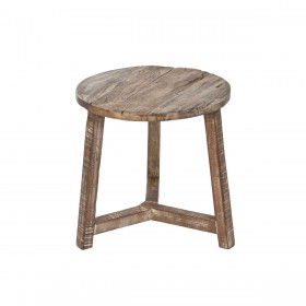 Tavolo aggiuntivo Home ESPRIT Bianco Marrone 45 x 45 x 45 cm