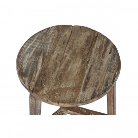 Tavolo aggiuntivo Home ESPRIT Bianco Marrone 45 x 45 x 45 cm