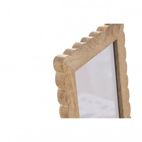 Cornice Portafoto Home ESPRIT Naturale Cristallo Legno di mango Coloniale