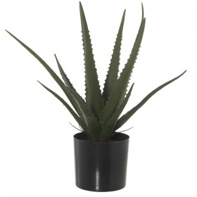 Pianta Decorativa Alexandra House Living Plastica Aloe Vera 11 x 11 x 39 cm