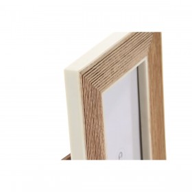 Cornice Portafoto Home ESPRIT Bianco Naturale Resina Legno di mango Città