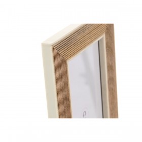 Cornice Portafoto Home ESPRIT Bianco Naturale Resina Legno di mango Città