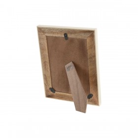 Cornice Portafoto Home ESPRIT Bianco Naturale Resina Legno di mango Città