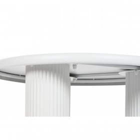 Tavolo aggiuntivo Home ESPRIT Bianco 75 x 75 x 40 cm
