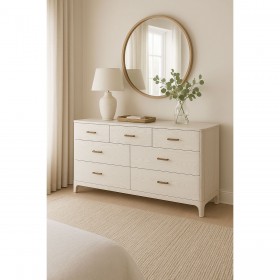 Cassettiera Home ESPRIT Grigio chiaro 165 x 48,3 x 92,5 cm