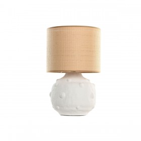 Lampada da tavolo Home ESPRIT Bianco Marrone 50 W 220 V