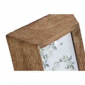 Cornice Portafoto Home ESPRIT Naturale Cristallo Legno di mango