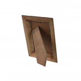 Cornice Portafoto Home ESPRIT Naturale Cristallo Legno di mango