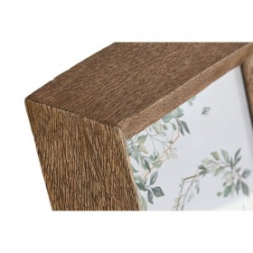 Cornice Portafoto Home ESPRIT Naturale Cristallo Legno di mango Montagna
