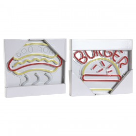 Decorazione luminosa Home ESPRIT Acrilico Città 30 X 1,5 X 28 CM (2 Unità)
