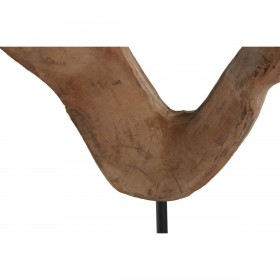 Statua Decorativa Home ESPRIT Marrone Nero Moderno 22 X 9 X 44 CM