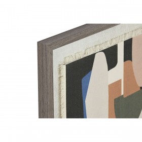 Quadro Home ESPRIT Beige Astratto Città 42,4 X 3 X 57 CM (2 Unità)