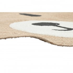 Tappeto Home ESPRIT Per bambini Orso 120 x 120 x 1 cm