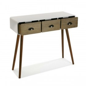 Ingresso con 3 Cassetti Versa 30 x 80,5 x 90 cm 0,3 x 0,805 x 0,9 cm Bianco