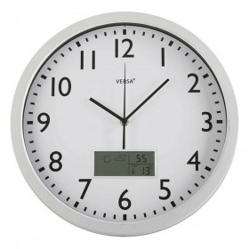 Orologio da Parete Versa 18560239 Bianco Plastica Minimalista 4 x 35 x 35 cm