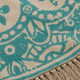 Tappeto Alexandra House Living Azzurro Tessile 120 cm