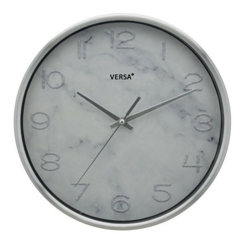 Orologio da Parete Versa Alluminio Casual 4,2 x 25,2 cm