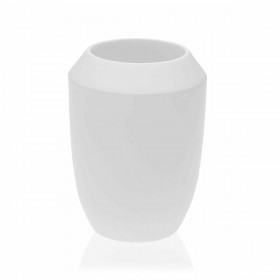 Portaspazzolini da Denti Versa Bianco Resina (8,1 x 10,6 cm)