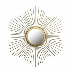 Specchio da parete Versa Dorato 1,2 x 50 x 50 cm Vintage (50 Pezzi)