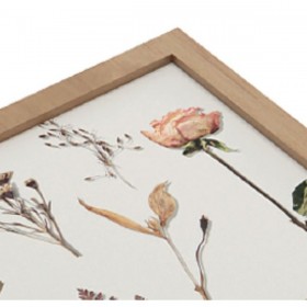 Scatola Decorativa Versa Legno MDF Fiori