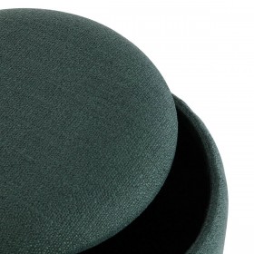 Puff Smontabile Versa Verde Bambù Legno MDF