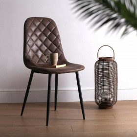 Sedia Versa Serena Marrone scuro 53 x 88 x 43,5 cm (4 Unità)
