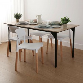 Sedia Versa Bianco 45 x 76 x 42 cm (4 Unità)