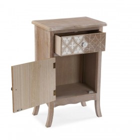 Comodino Versa Lyra Legno di paulownia Legno MDF 30 x 70 x 45 cm