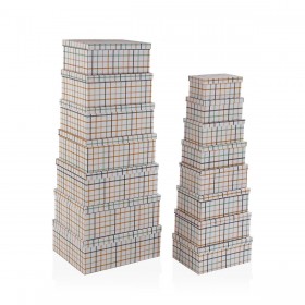 Set di Scatole Decorative Versa Peter Cartone (15 Pezzi)
