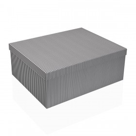 Set di Scatole Decorative Versa Grigio Cartone (15 Pezzi)