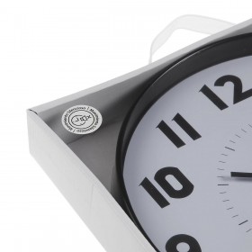 Orologio da Parete Versa Bianco Plastica 4 x 30 x 30 cm