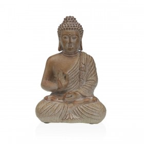 Statua Decorativa Versa Resina Buddha 9 x 17 x 11,8 cm