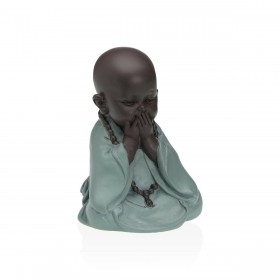 Statua Decorativa Versa Resina Buddha 8 x 11,5 x 9 cm
