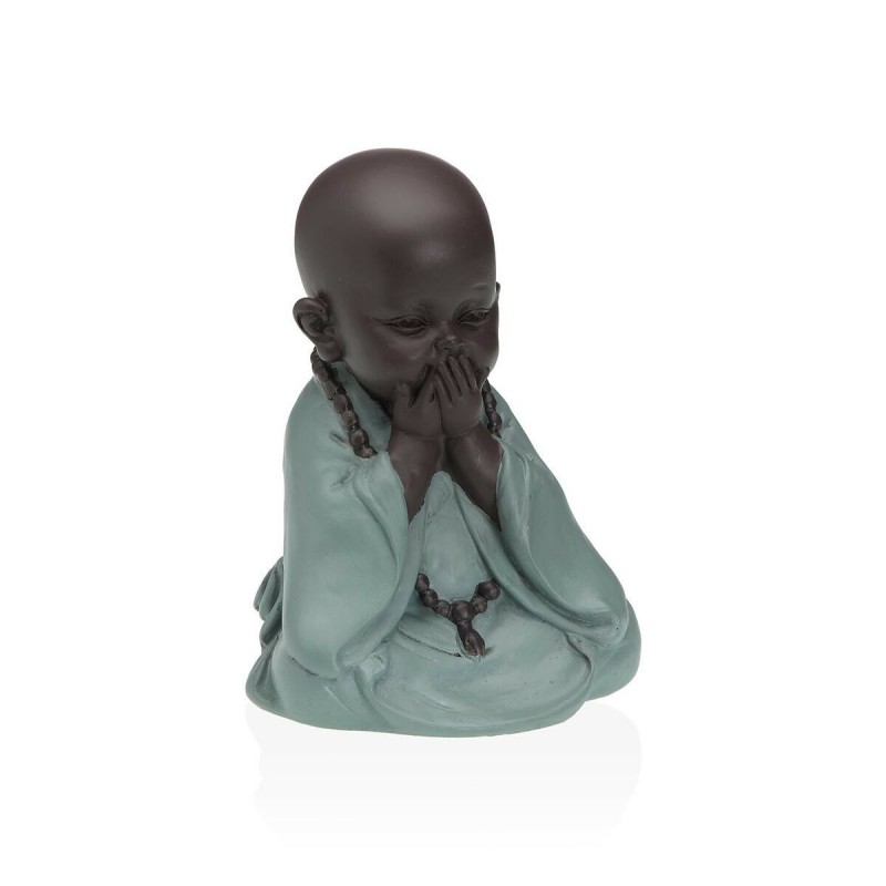 Statua Decorativa Versa Resina Buddha 8 x 11,5 x 9 cm
