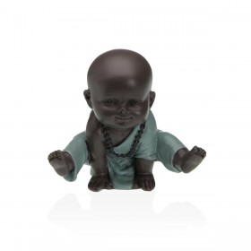 Statua Decorativa Versa Resina Buddha 9 x 10 x 10,5 cm